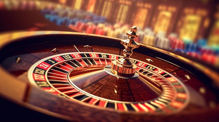 Dealer langsung probet88 membagikan kartu Teen Patti di meja kasino langsung dengan multi-kamera